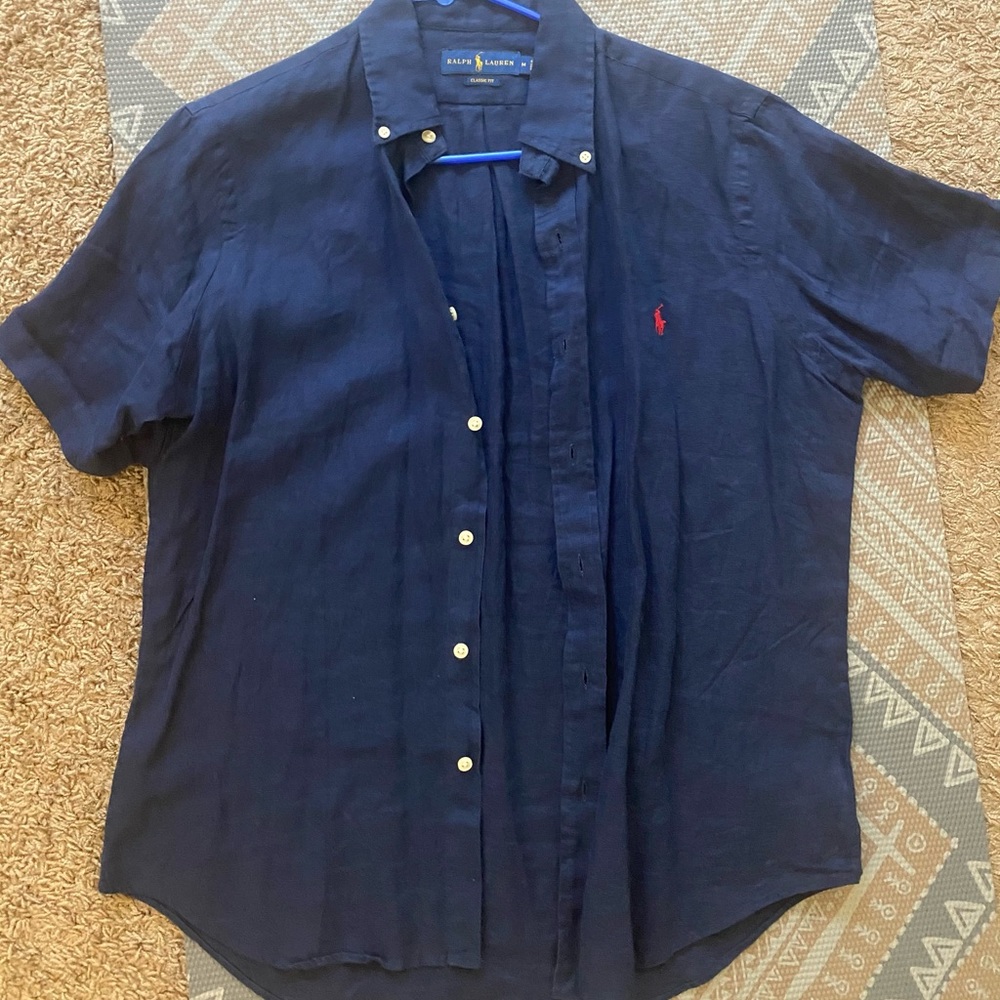 Ralph Lauren Polo Linen Short Sleeve Shirt